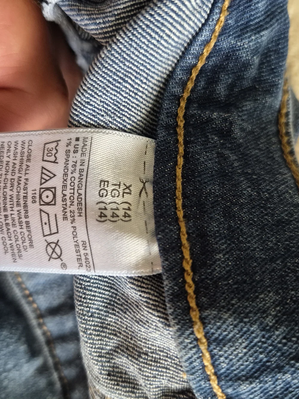 Old Navy Girls Blue Slim Stretch Jeans